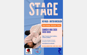 Stage Ne Waza -ANNULE-